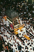 Festa di Sant Agata   the procession of Devoti in their traditional dress 